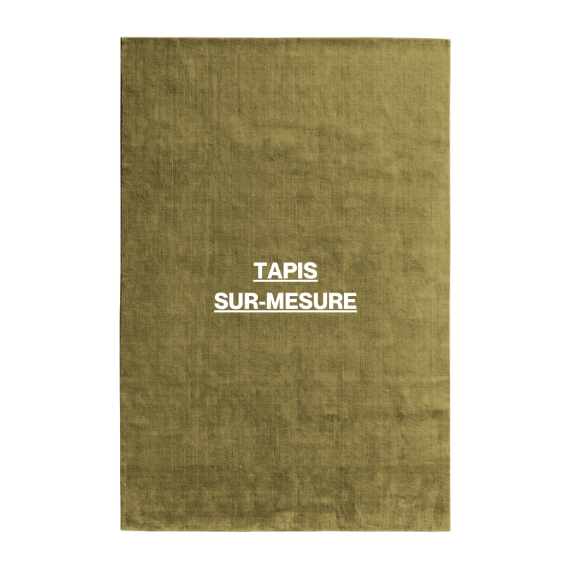 Tapis 100% laine Nouvelle-Zélande sur-mesure • Amande