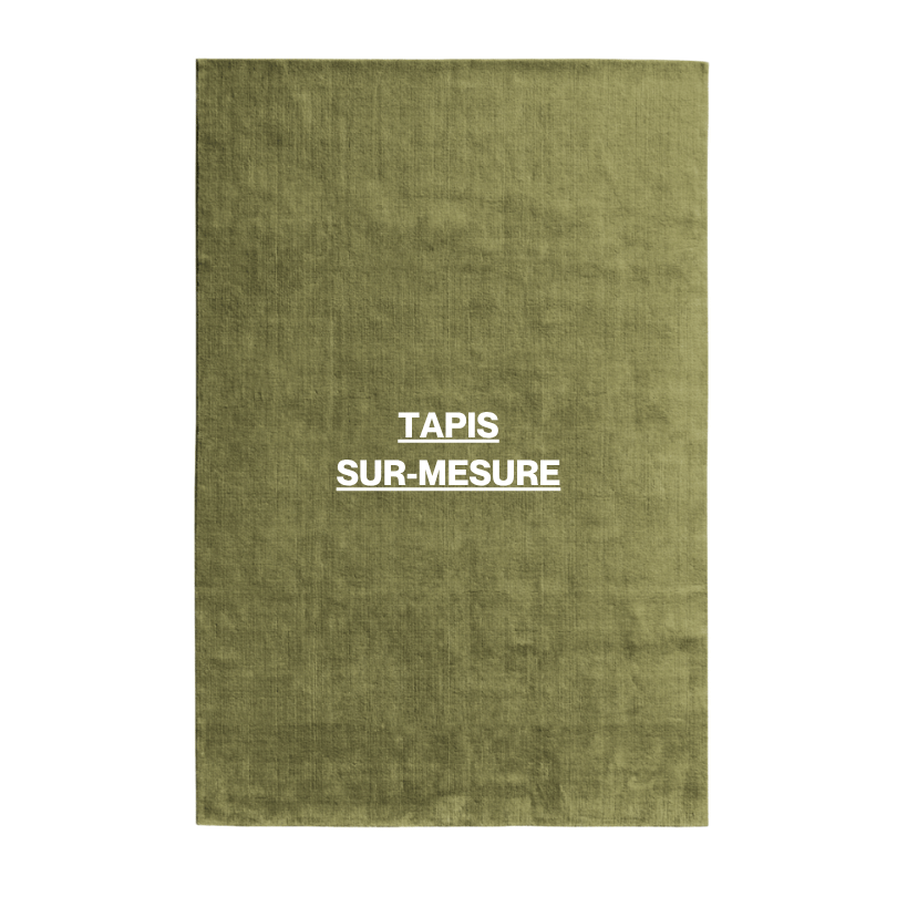 Tapis 100% laine Nouvelle-Zélande sur-mesure • Sauge