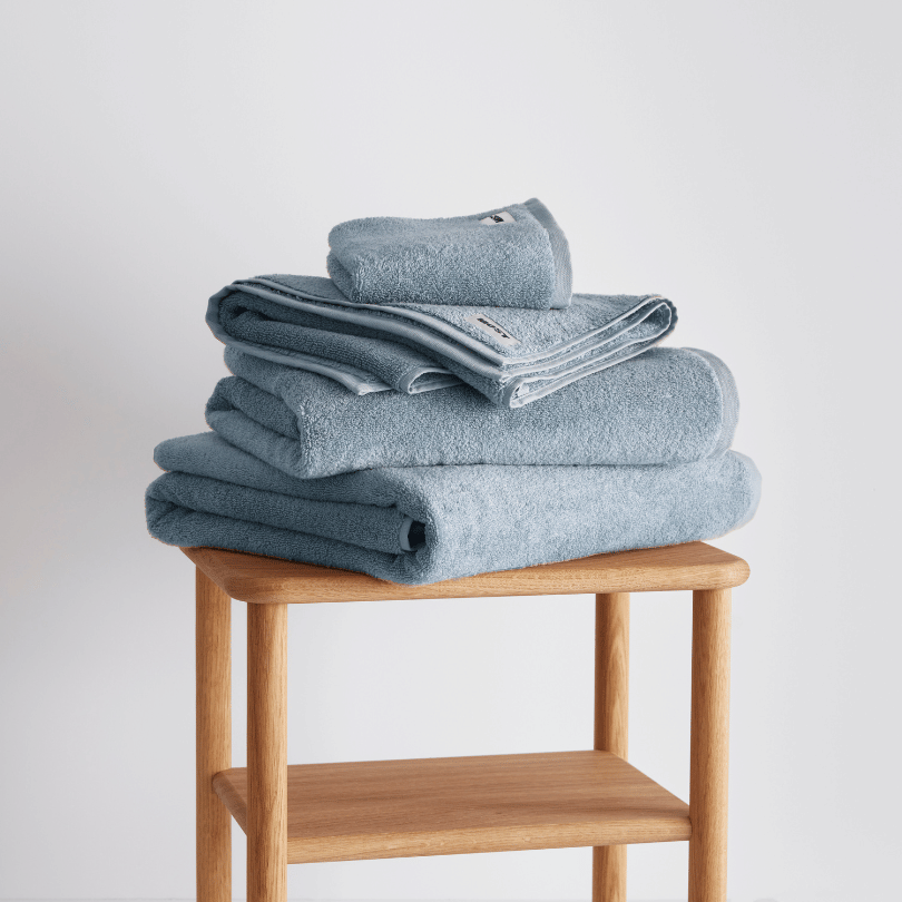 Serviette de bain • Bleu Glacier