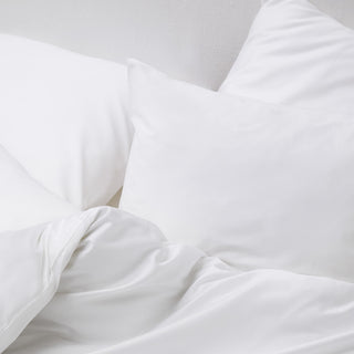 linge de lit qualite premium longues fibres satin de coton haut de gamme Most blanc