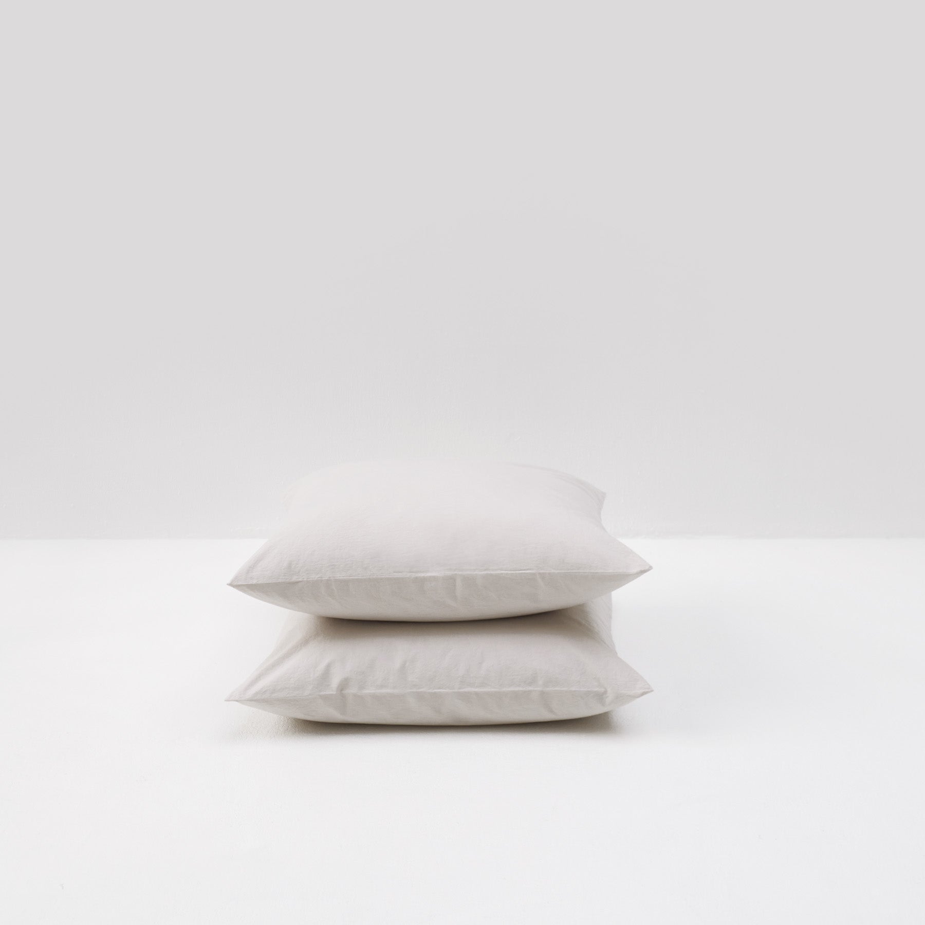 Taie d'oreiller, dim. 40x40 cm, 145 gr, blanc, 1 pièce