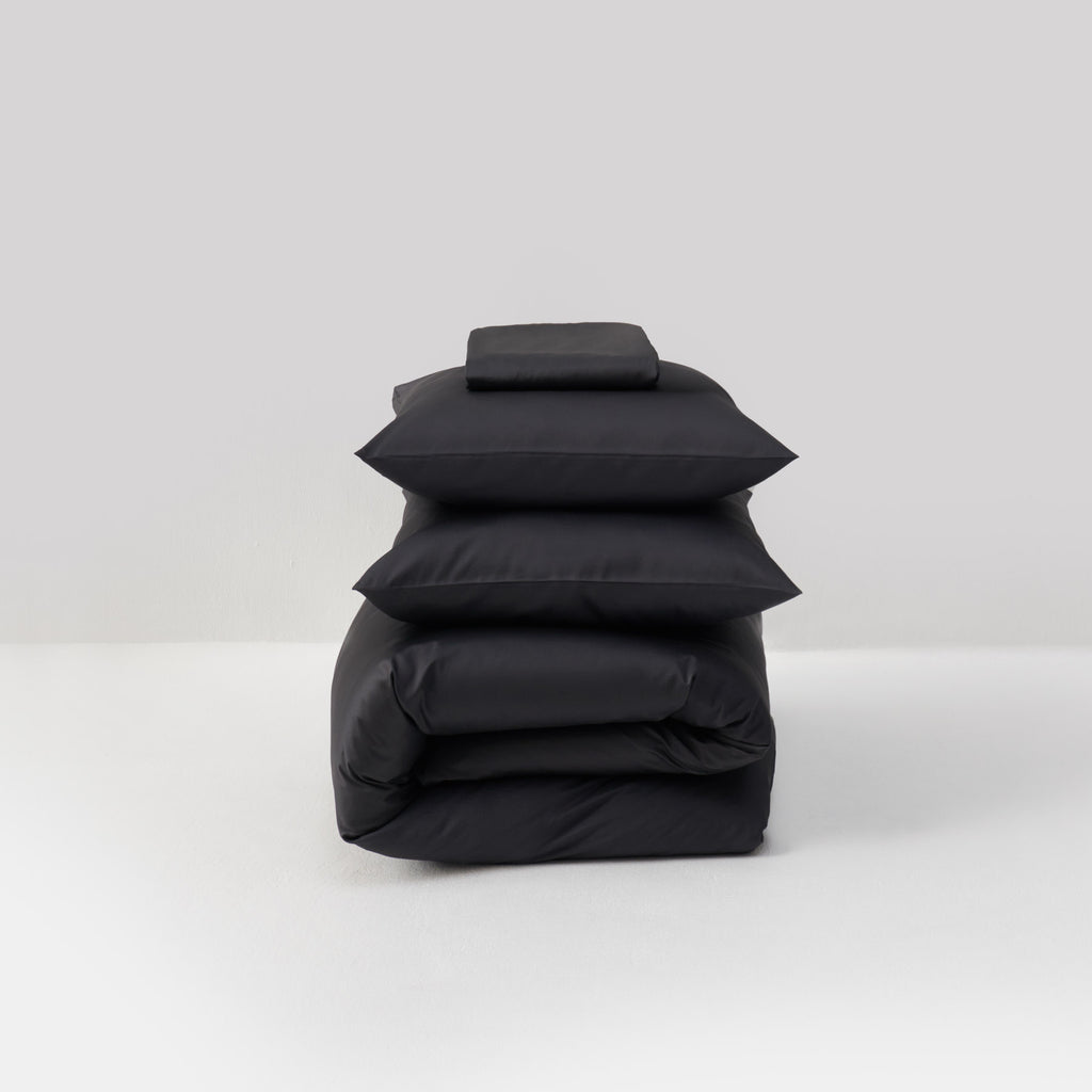 linge de lit haut de gamme satin de coton coton portugal france Most gris fonce